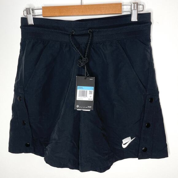 Nike Women's Breakaway Athletic Shorts In Black Size Medium New - Picture 2 of 10